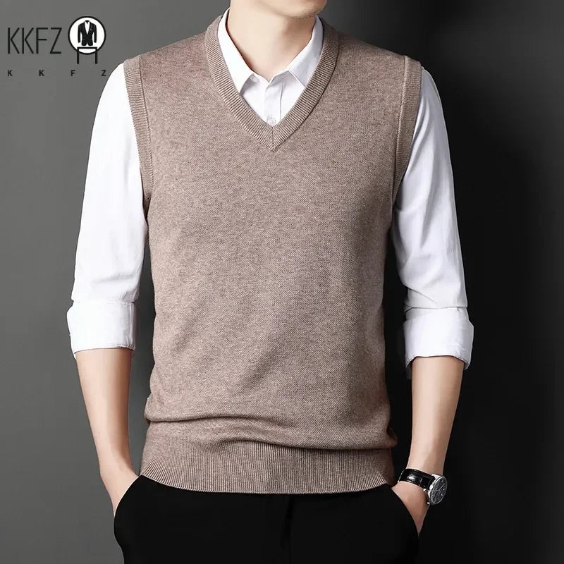Henri | V-Neck Knitted Vest