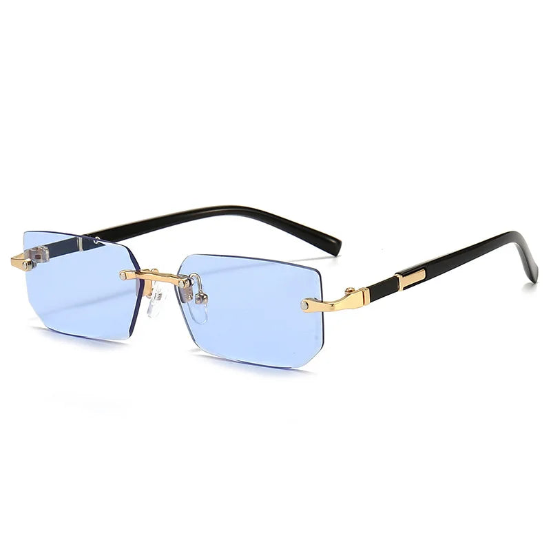 Renoir | Rimless Rectangle Sunglasses