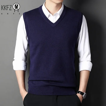 Henri | V-Neck Knitted Vest